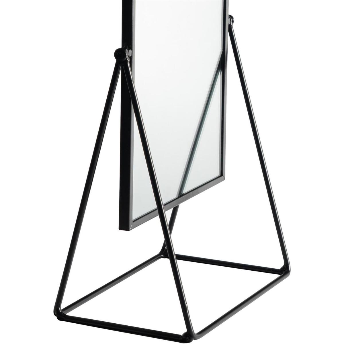 Harbour Housewares 22 x 39cm Rectangle Makeup Mirrors - Pack of 2 - Black – image 3