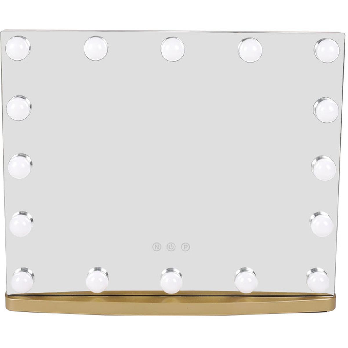 Golden Hollywood LED Vanity Mirror - Gold – image 3