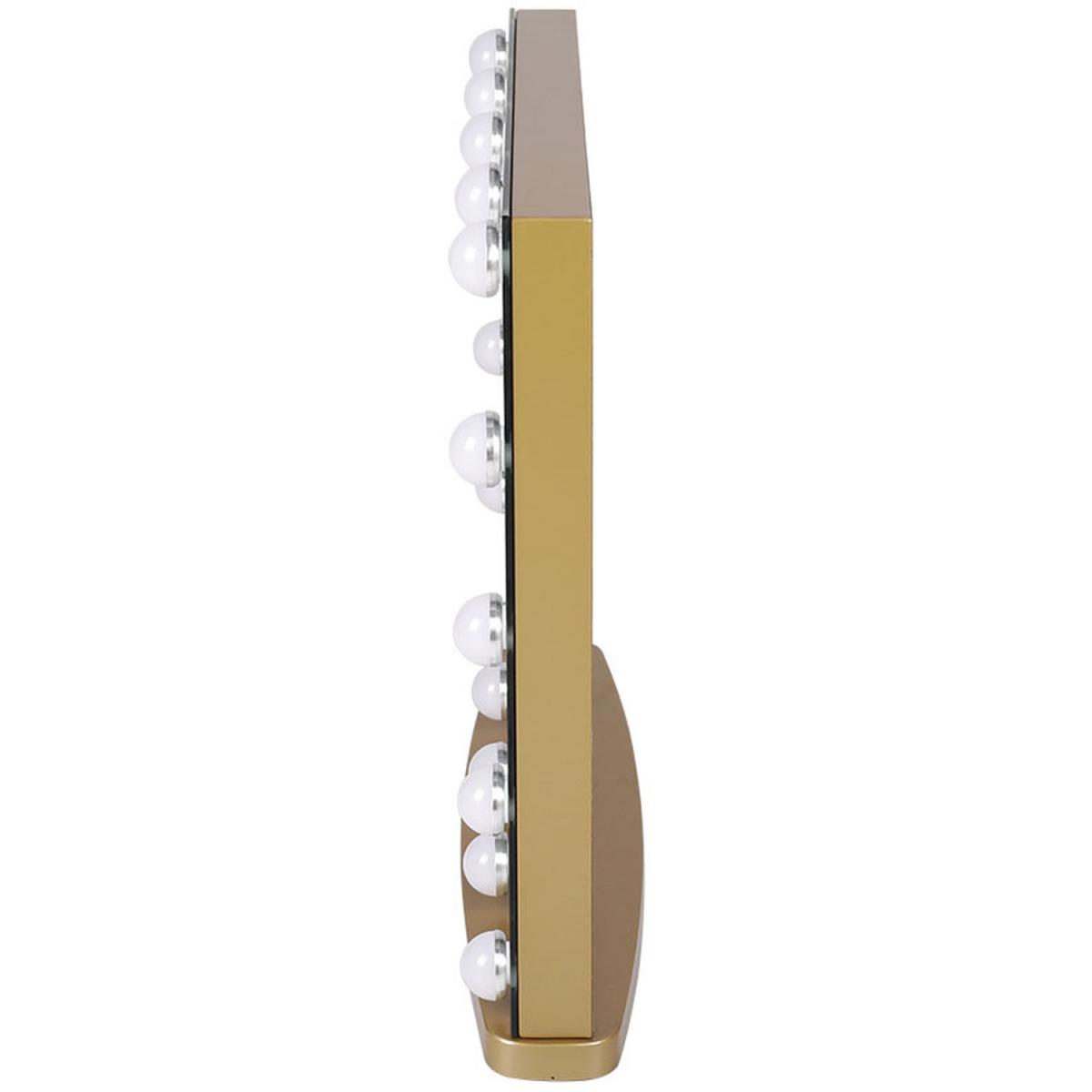 Golden Hollywood LED Vanity Mirror - Gold – image 4