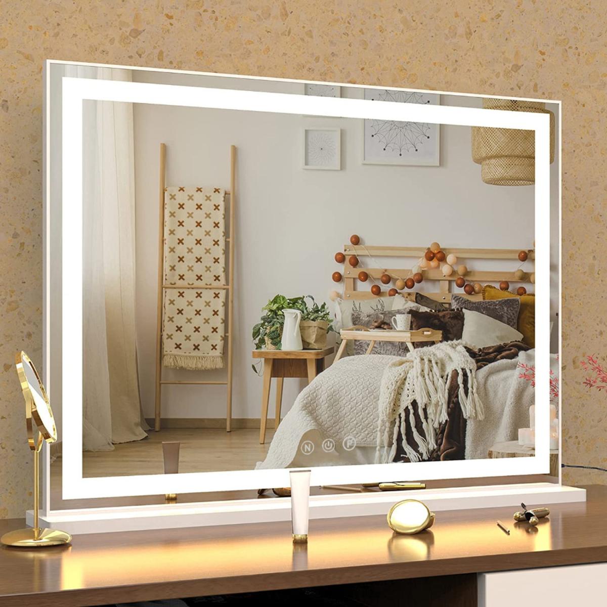 Professional LED Makeup Mirror - White – image 1