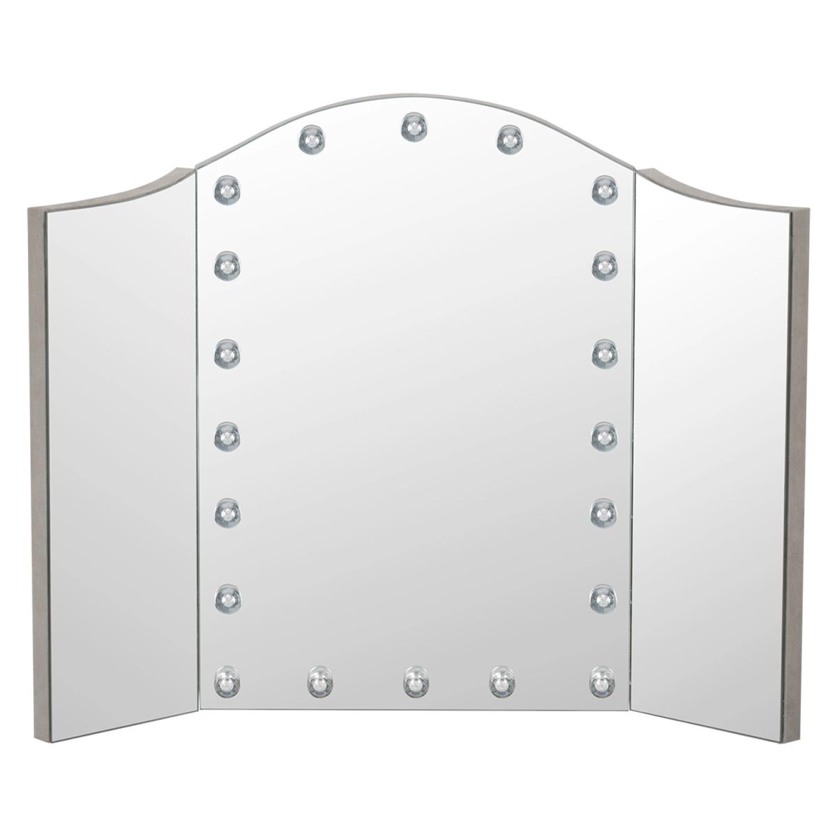All Glass Glam LED Dressing Table Mirror - – image 3