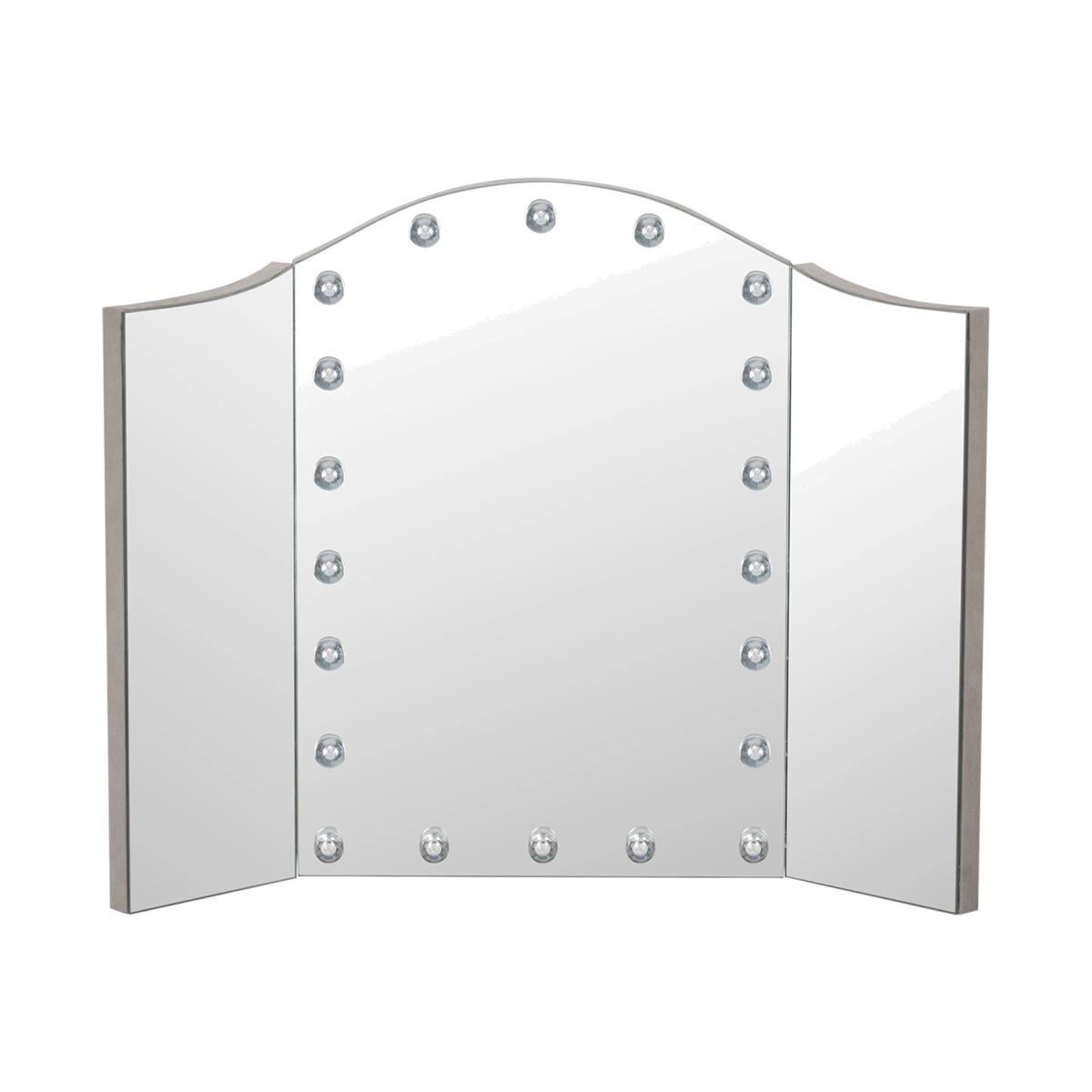 All Glass Glam LED Dressing Table Mirror - – image 1