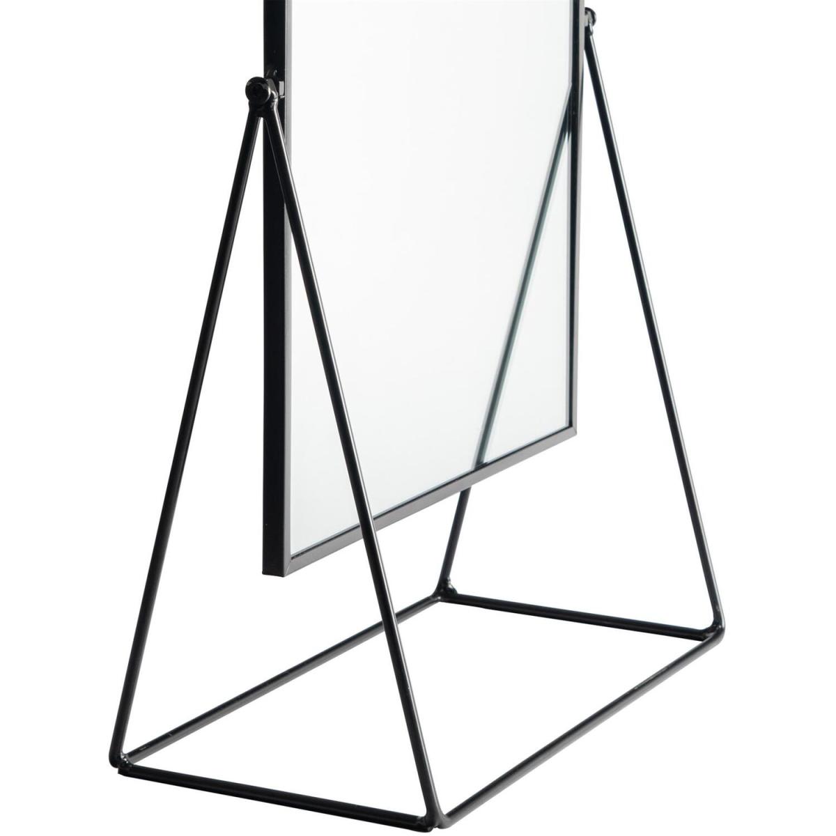 Harbour Housewares 32 x 50cm Rectangle Makeup Mirrors - Pack of 2 - Black – image 4