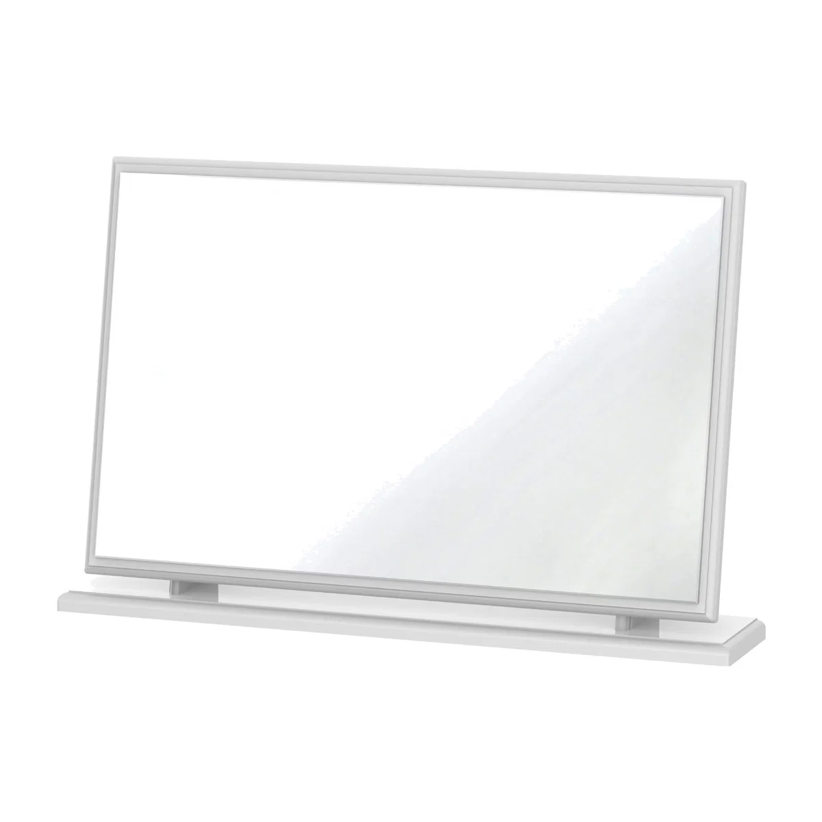Balmoral White Gloss Mirror - Large – image 1