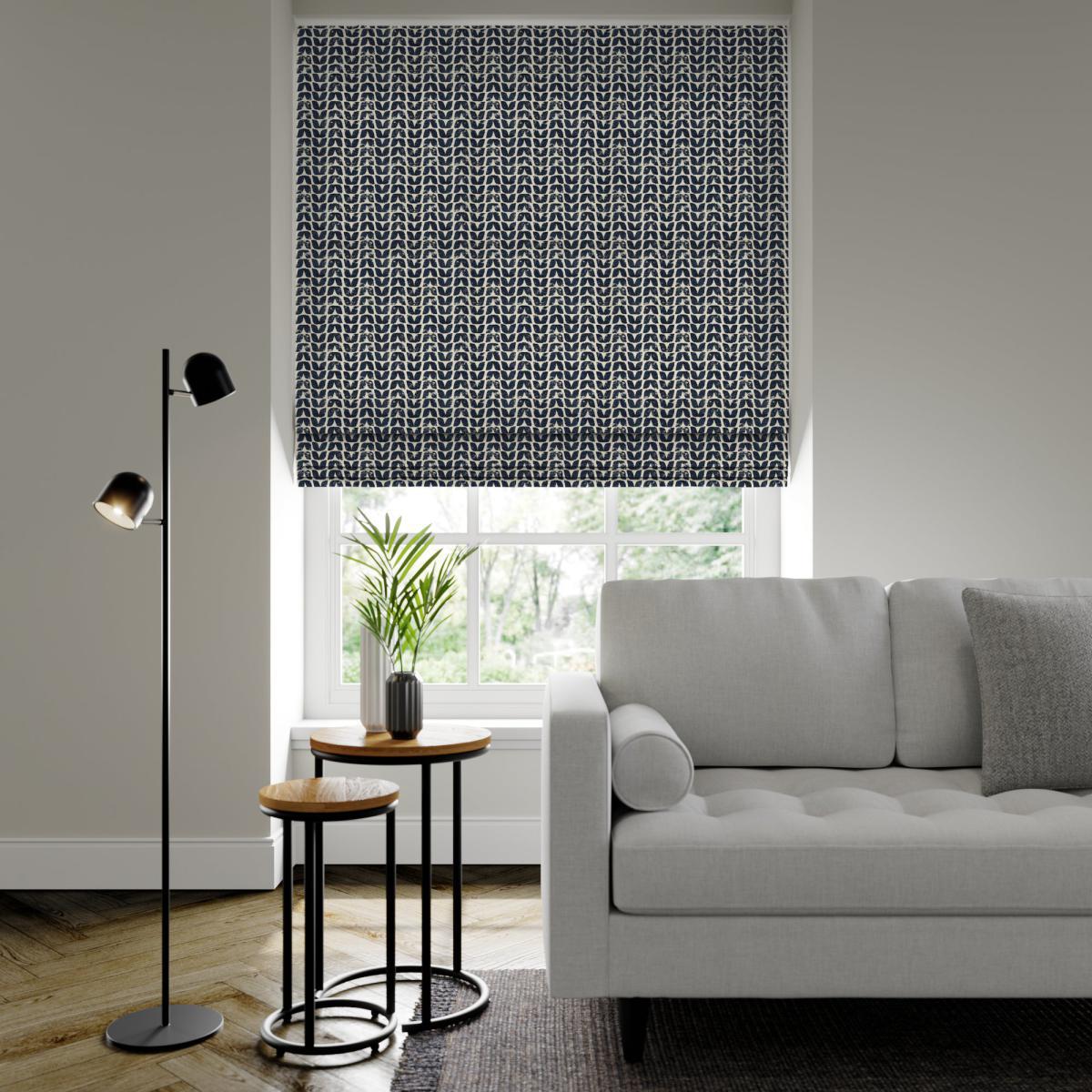 Ava Made to Measure Roman Blind Ava Indigo – image 2