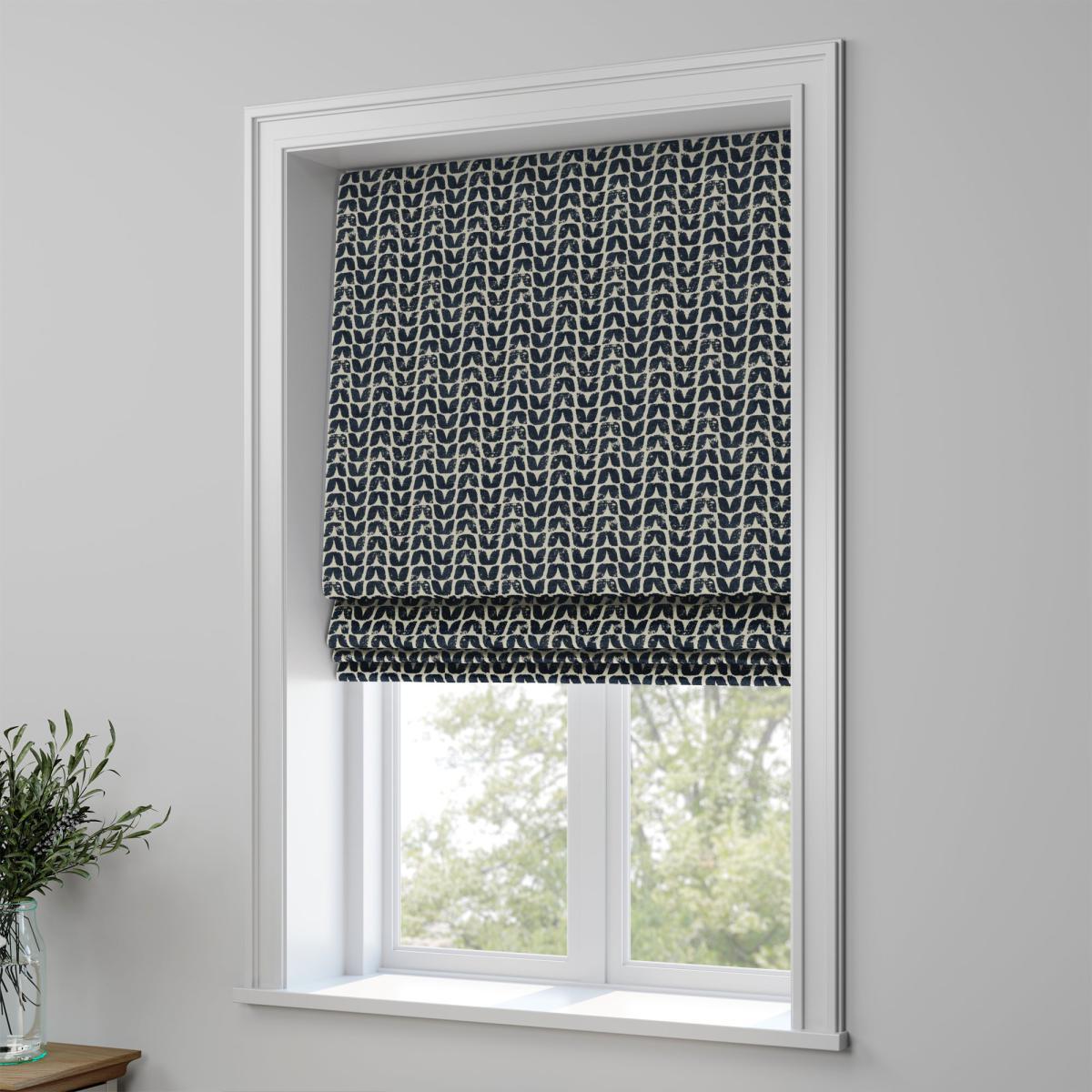 Ava Made to Measure Roman Blind Ava Indigo – image 1