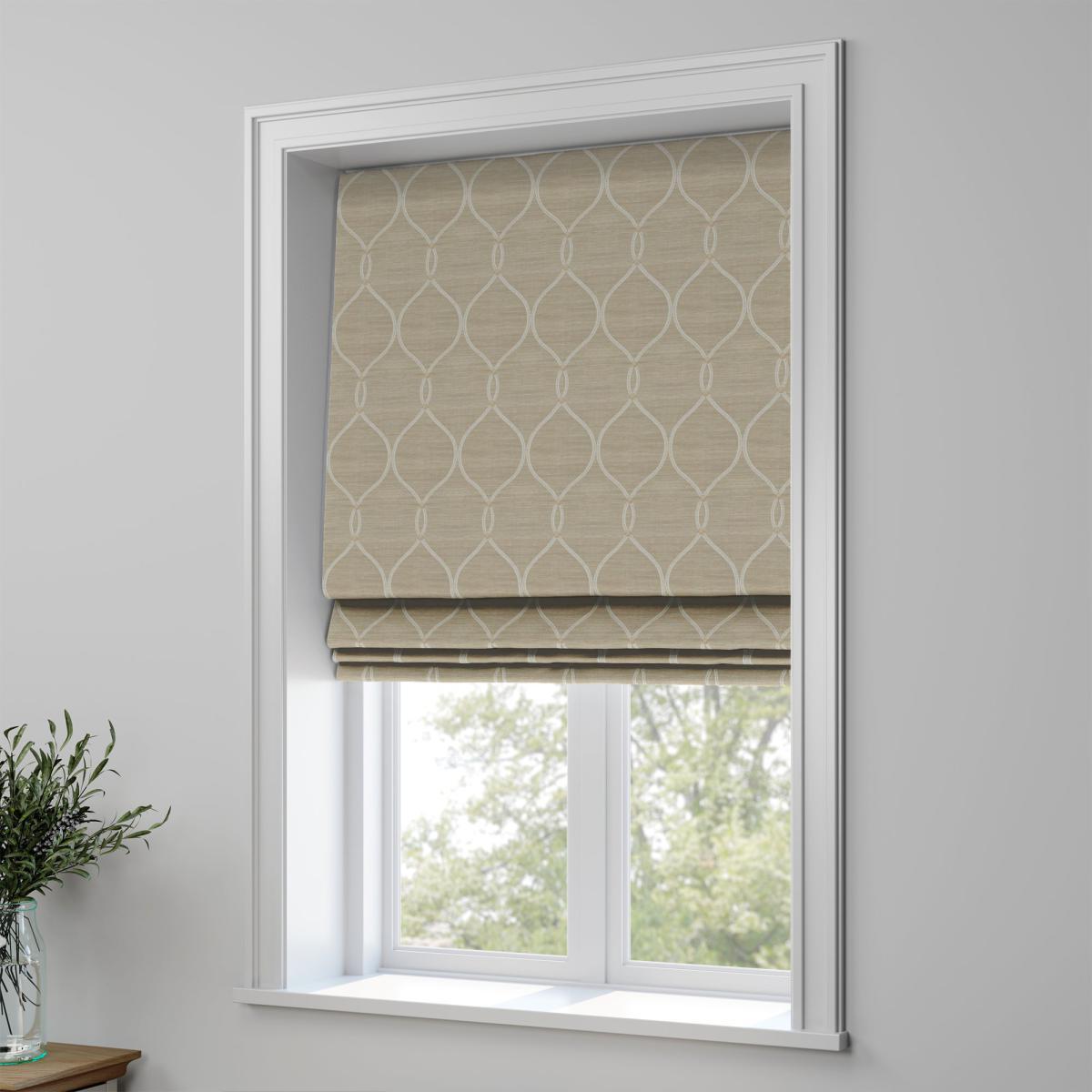 Roscoe Made to Measure Roman Blind Roscoe Dove – image 1
