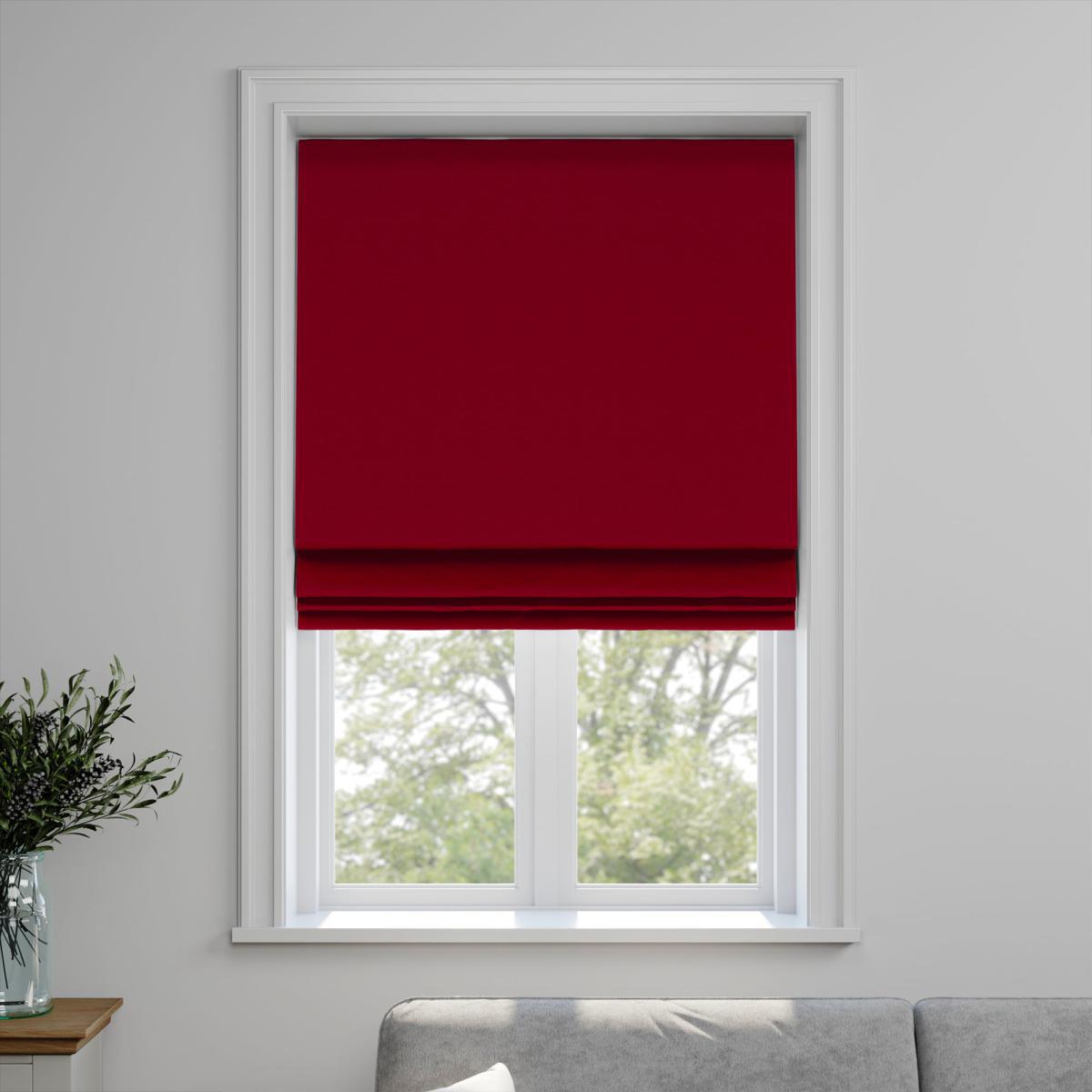 Sirena Made to Measure Roman Blind Sirena Claret – image 2