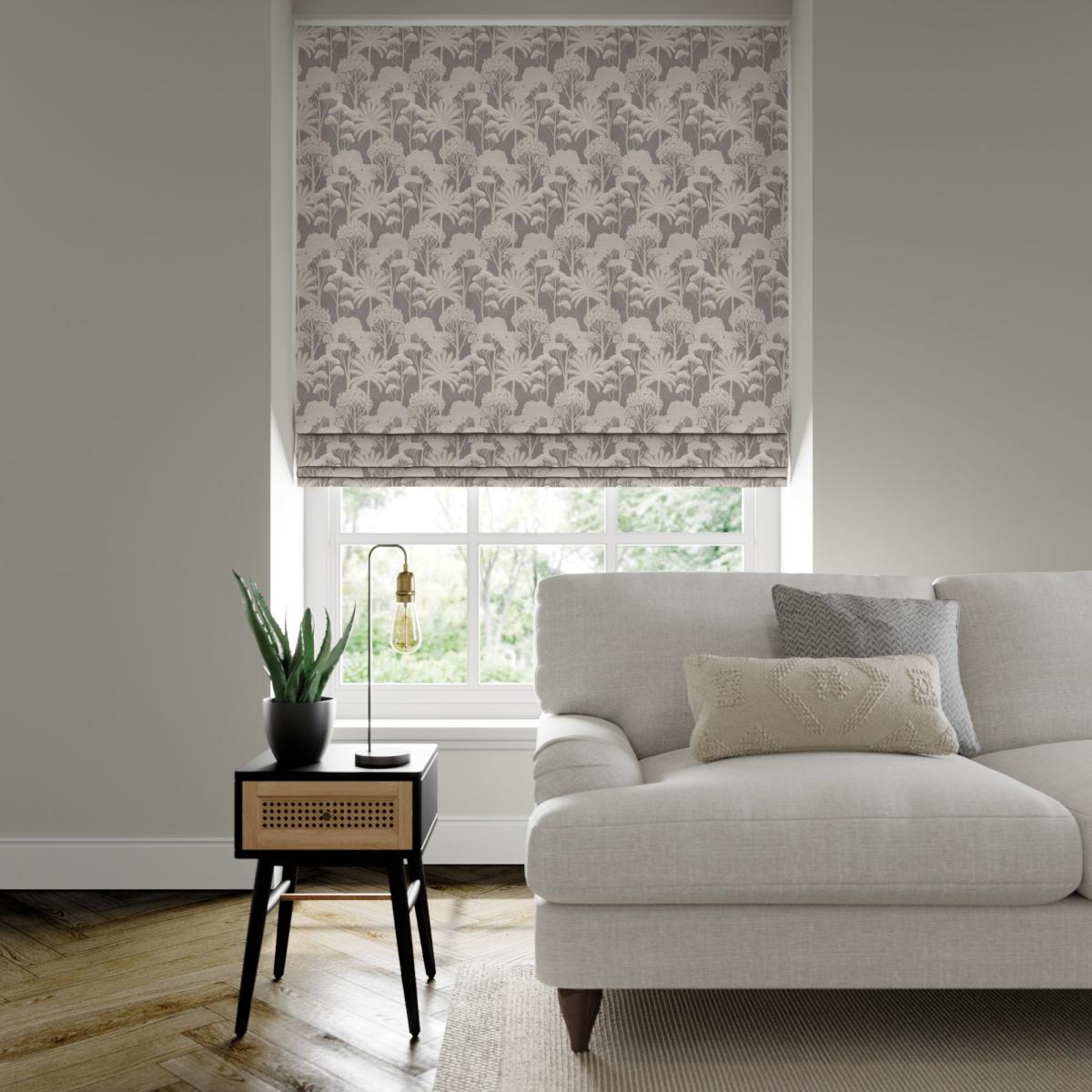 Mandrelle Made to Measure Roman Blind Mandrelle Slate – image 1