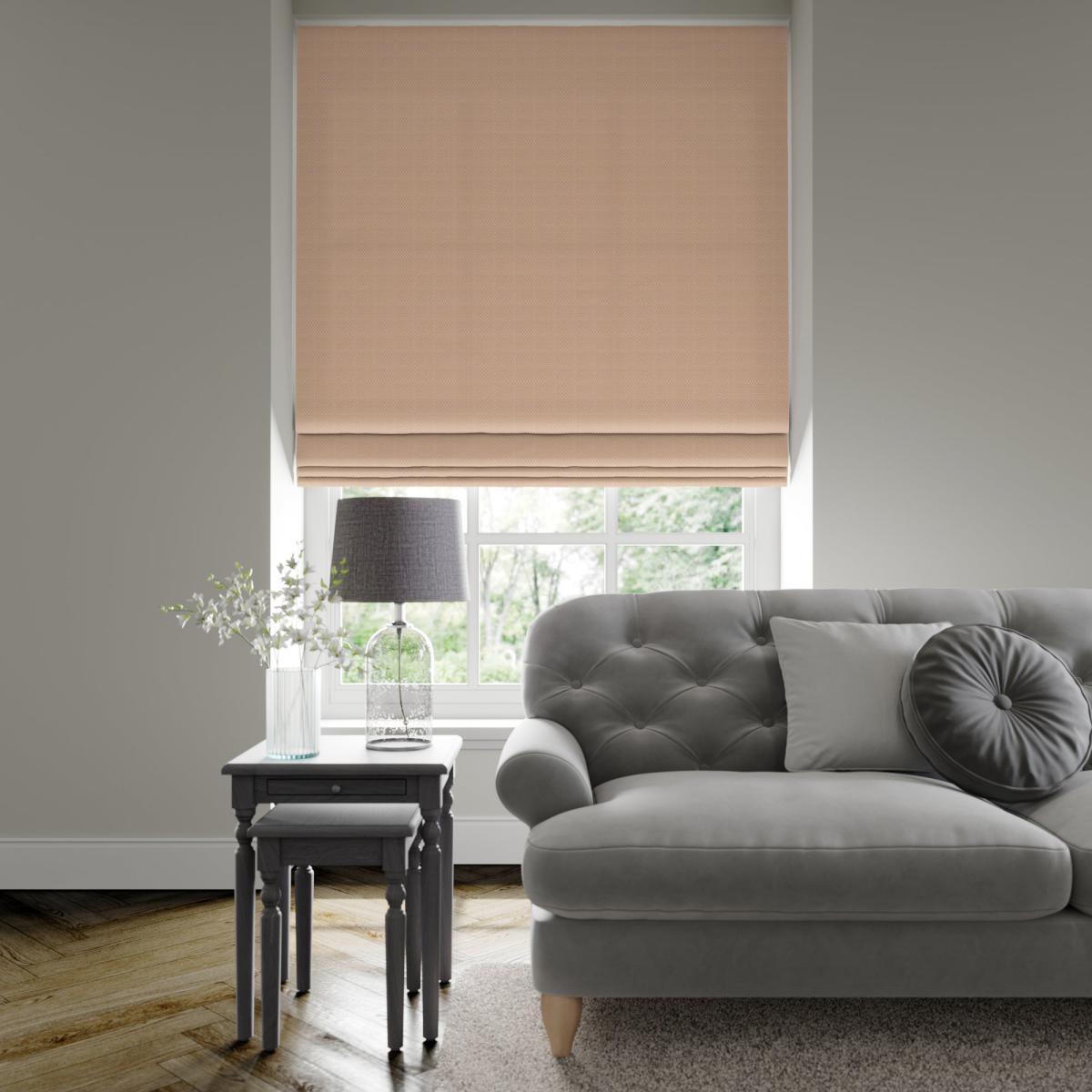 Symphony Made to Measure Roman Blind Symphony Rose Dust – image 3