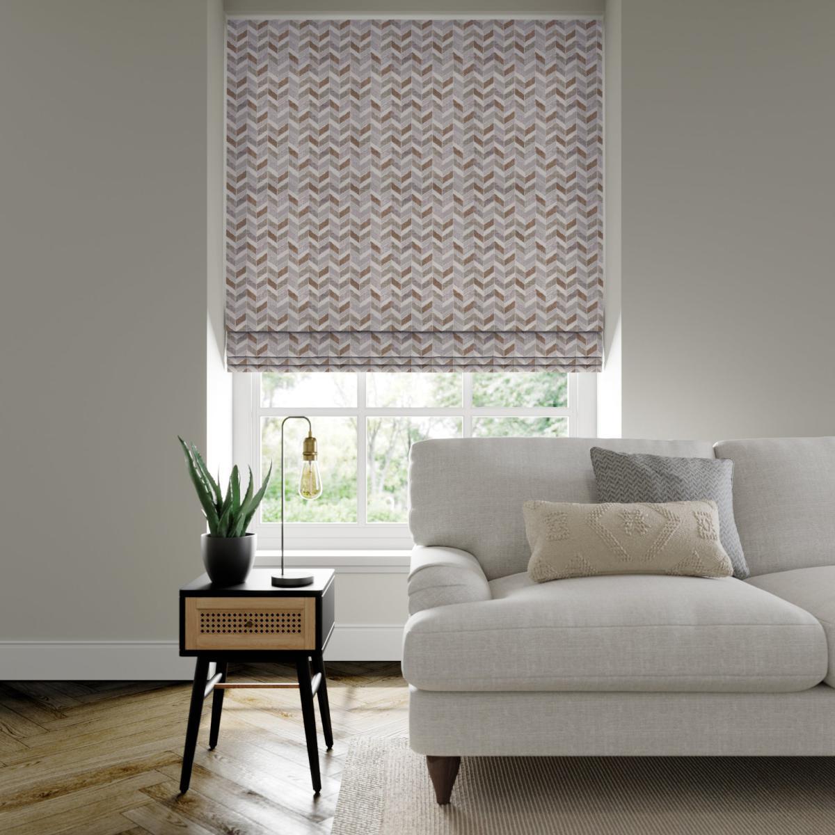 Zena Made to Measure Roman Blind Zena Natural – image 3