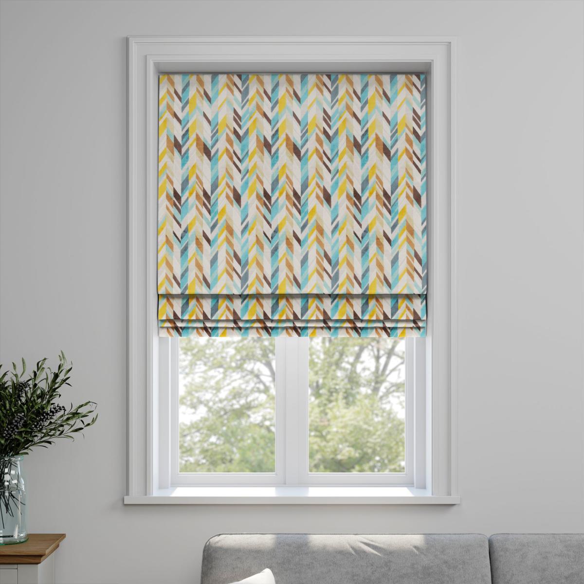Rowling Made to Measure Roman Blind Rowling Teal – image 3