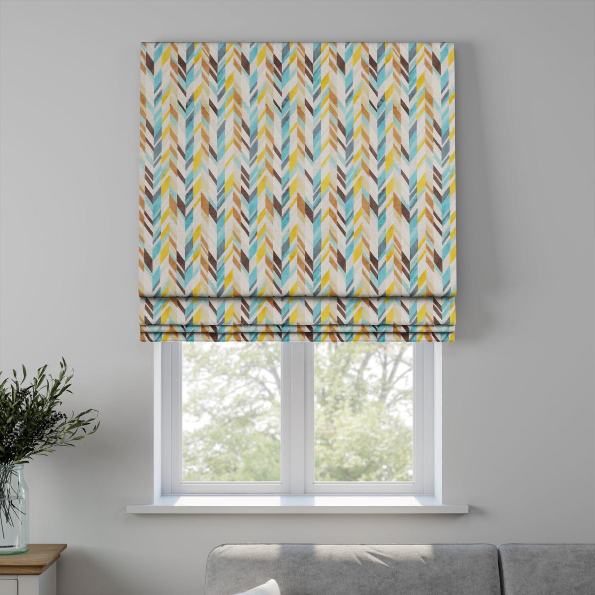Rowling Made to Measure Roman Blind Rowling Teal – image 4