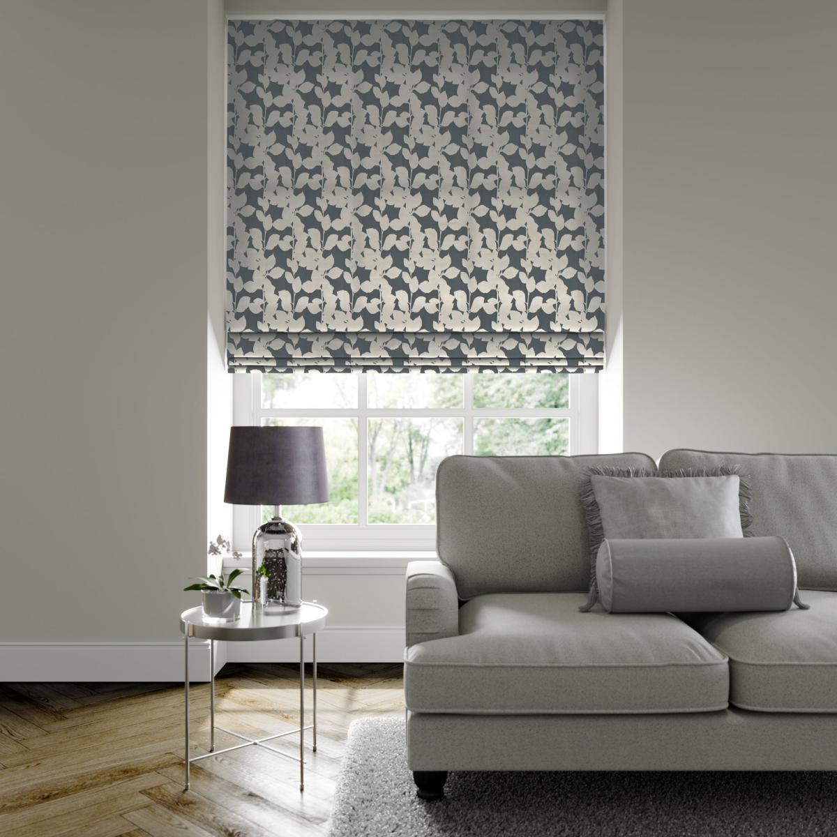 Mercia Made to Measure Roman Blind Mercia Indigo – image 3