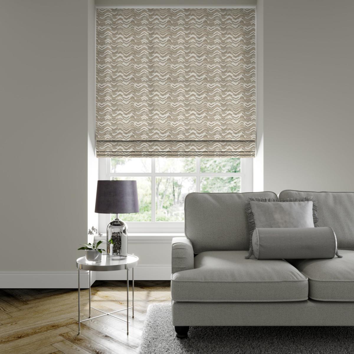 Volta Made to Measure Roman Blind Volta Linen – image 3