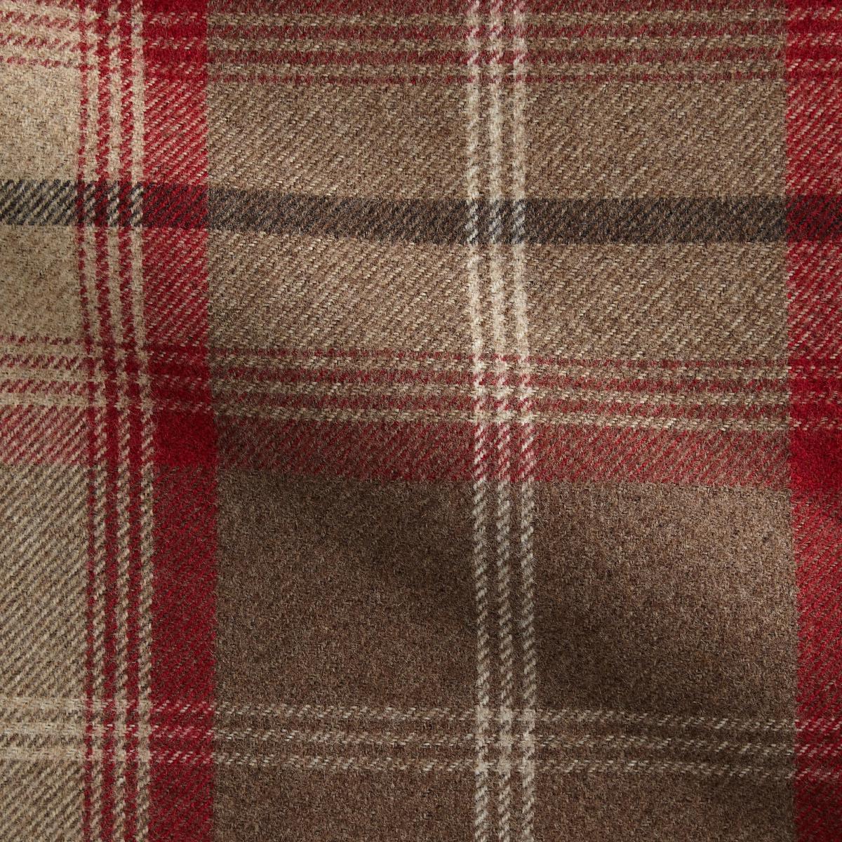 Highland Check Made to Measure Roman Blind Highland Check Rosso – image 3