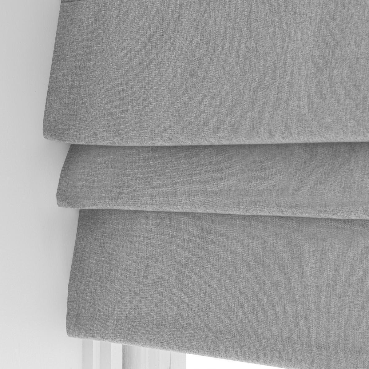 Luna Dove Grey Blackout Roman Blind Grey – image 3