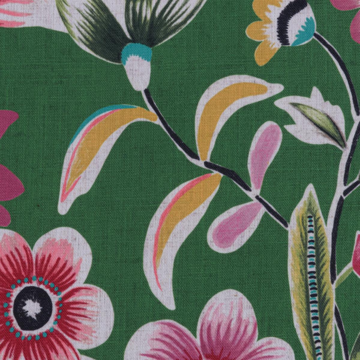 Joy Floral Blackout Roman Blind Green – image 2