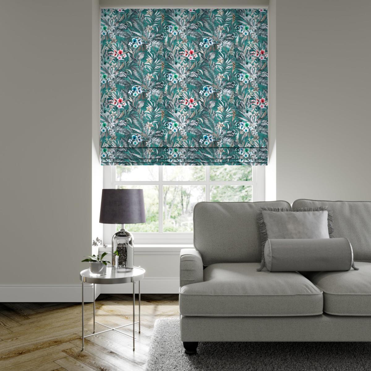 Kew Made to Measure Roman Blind Kew Teal – image 3