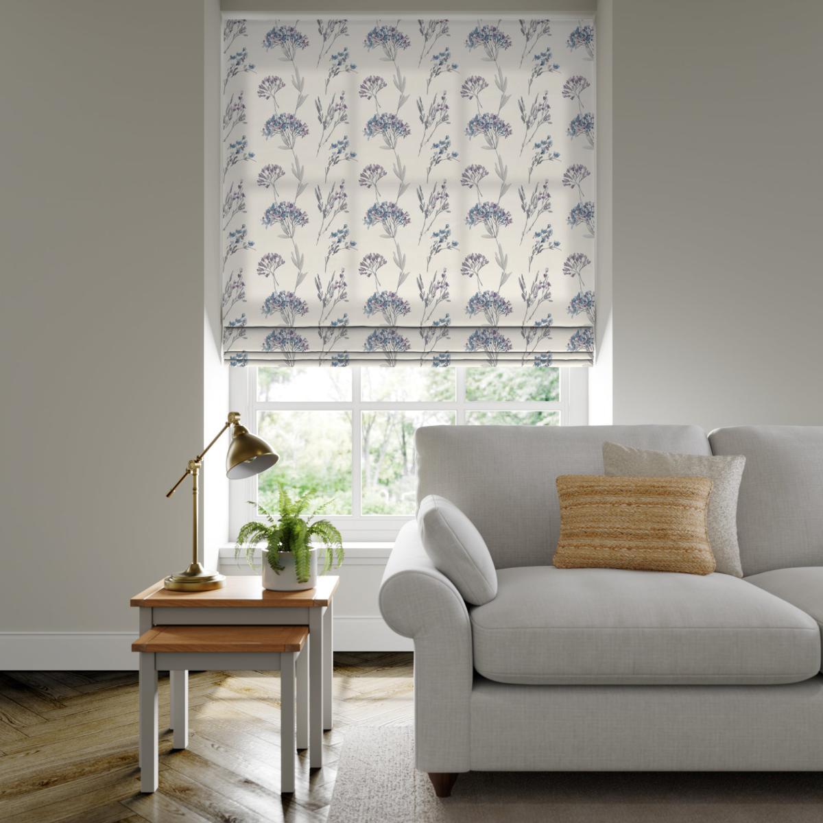 Lucinda Made to Measure Roman Blind Lucinda Heather – image 2