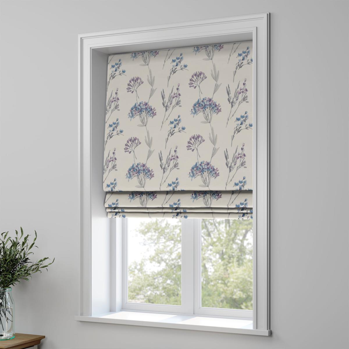 Lucinda Made to Measure Roman Blind Lucinda Heather – image 1