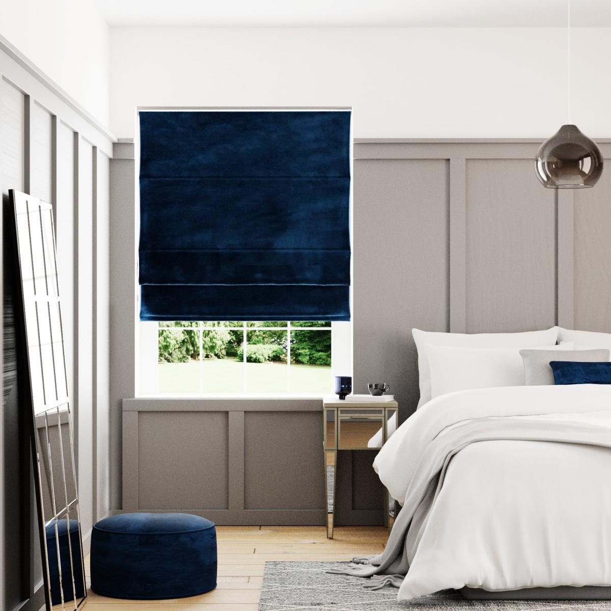 Isla Midnight Roman Blind Midnight (Blue) – image 2