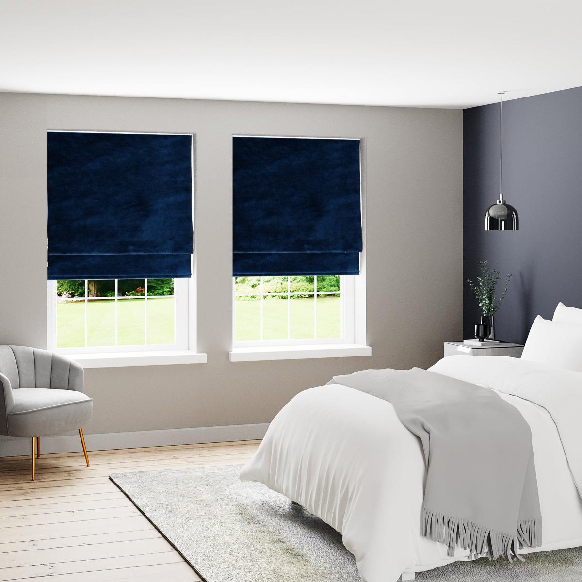 Isla Midnight Roman Blind Midnight (Blue) – image 4