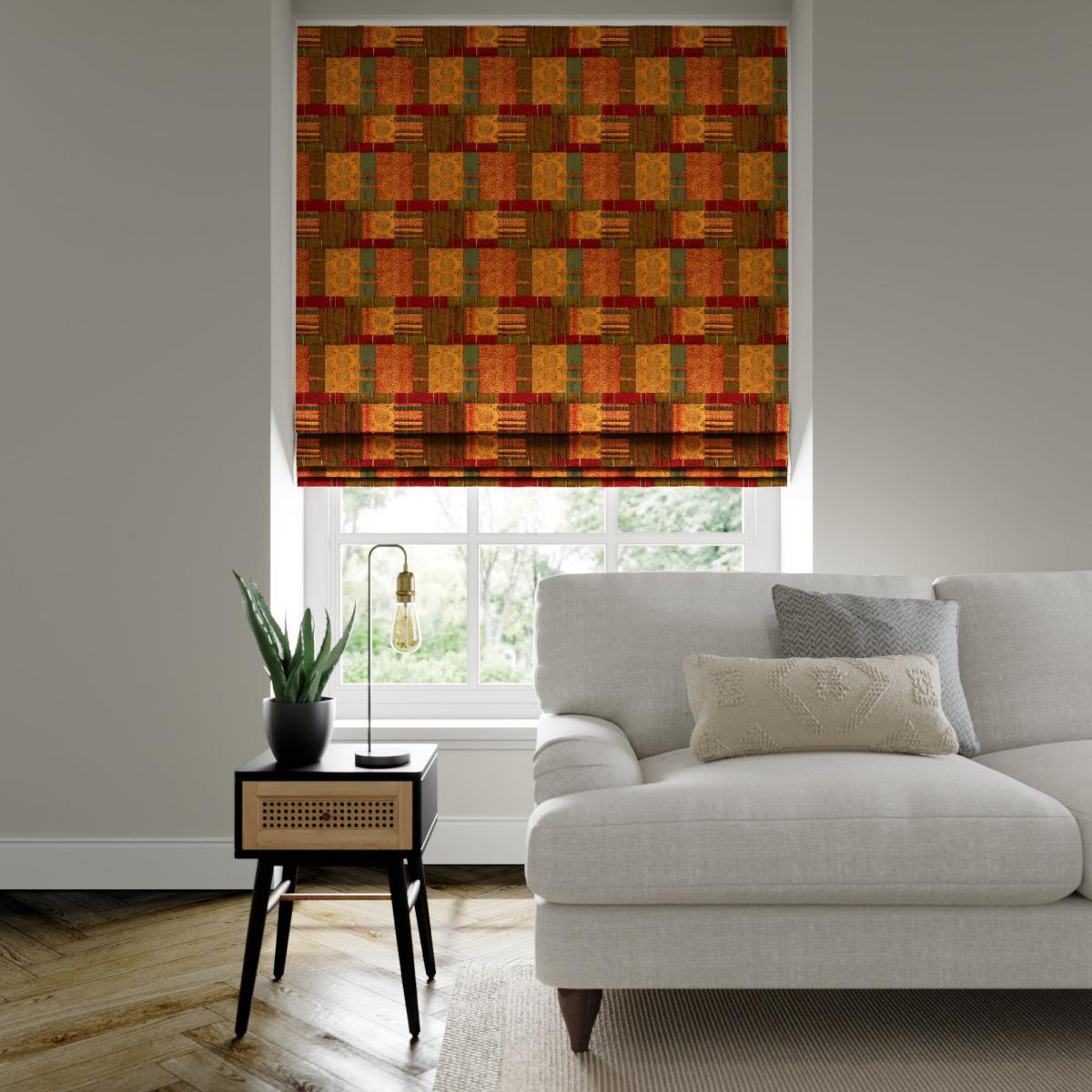 Prague Made to Measure Roman Blind Prague Terracotta – image 2