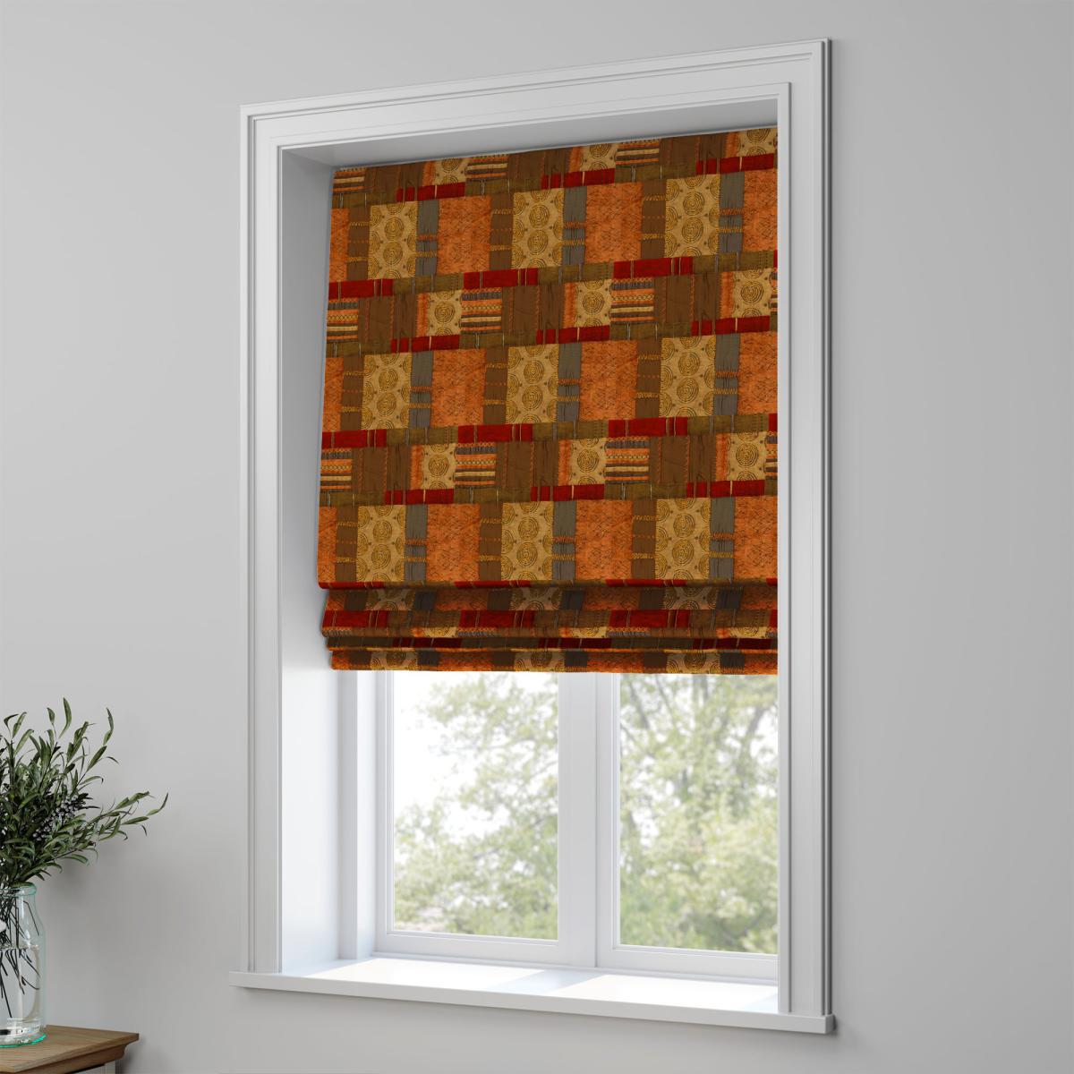 Prague Made to Measure Roman Blind Prague Terracotta – image 1