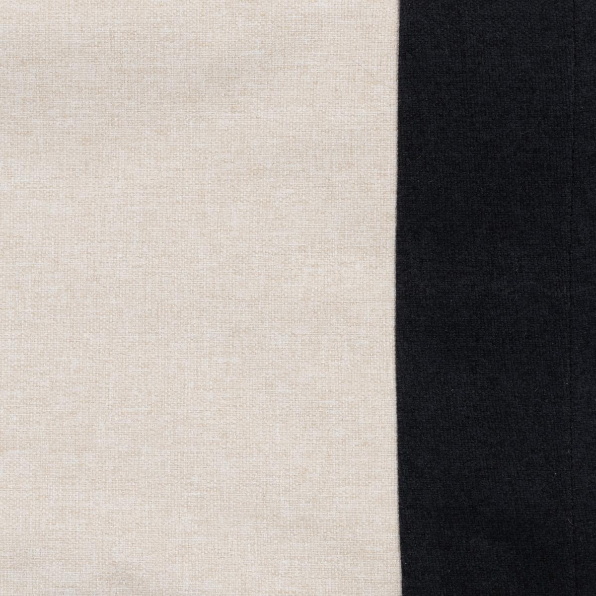 Luna Bordered Natural and Black Roman Blind Grey – image 3