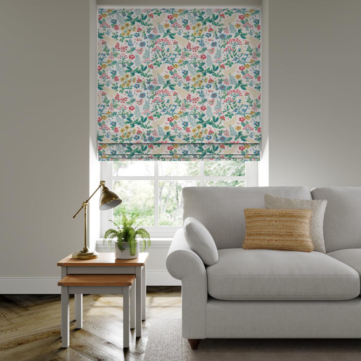 Twilight Made to Measure Roman Blind Twilight Garden Multi – image 2