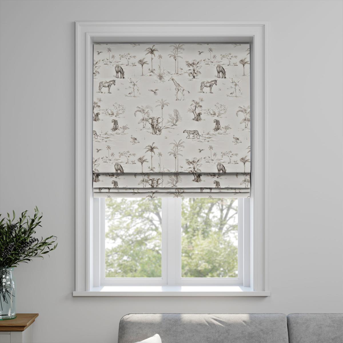 Safari Made to Measure Roman Blind Safari Grey – image 2