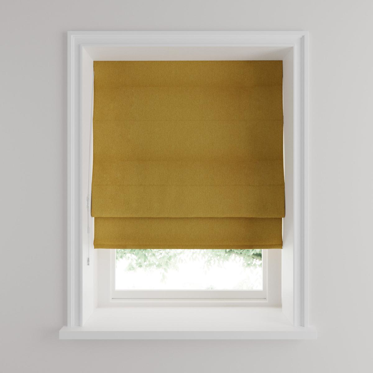 Luna Old Gold Blackout Roman Blind Gold – image 1