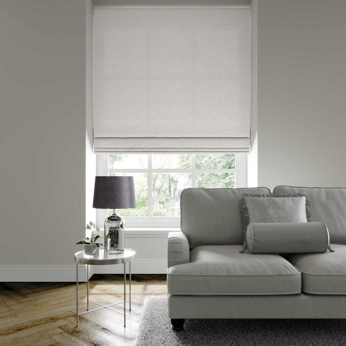 Poiret Made to Measure Roman Blind Poiret Silver – image 3