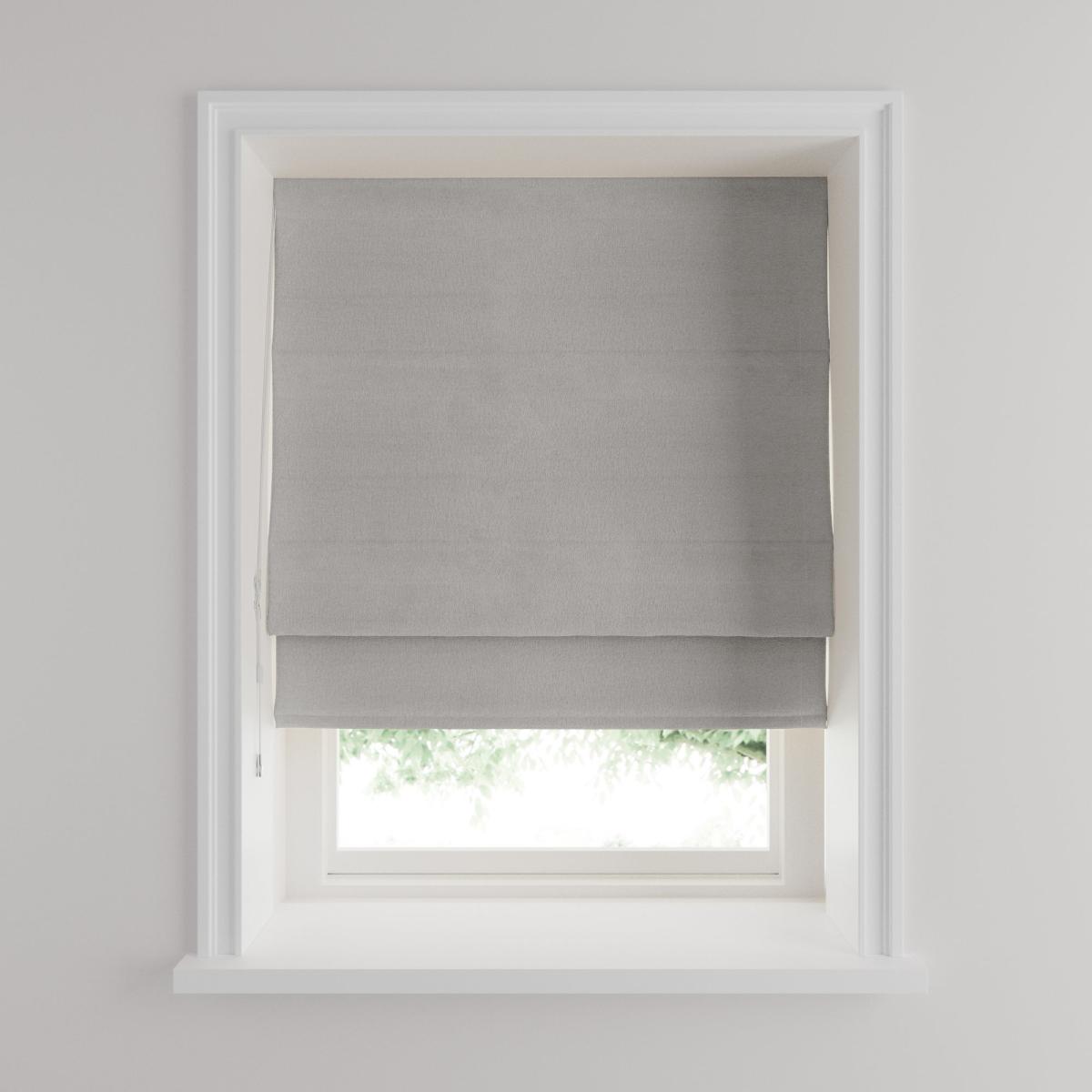 Luna Mid Grey Blackout Roman Blind Mid Grey – image 1
