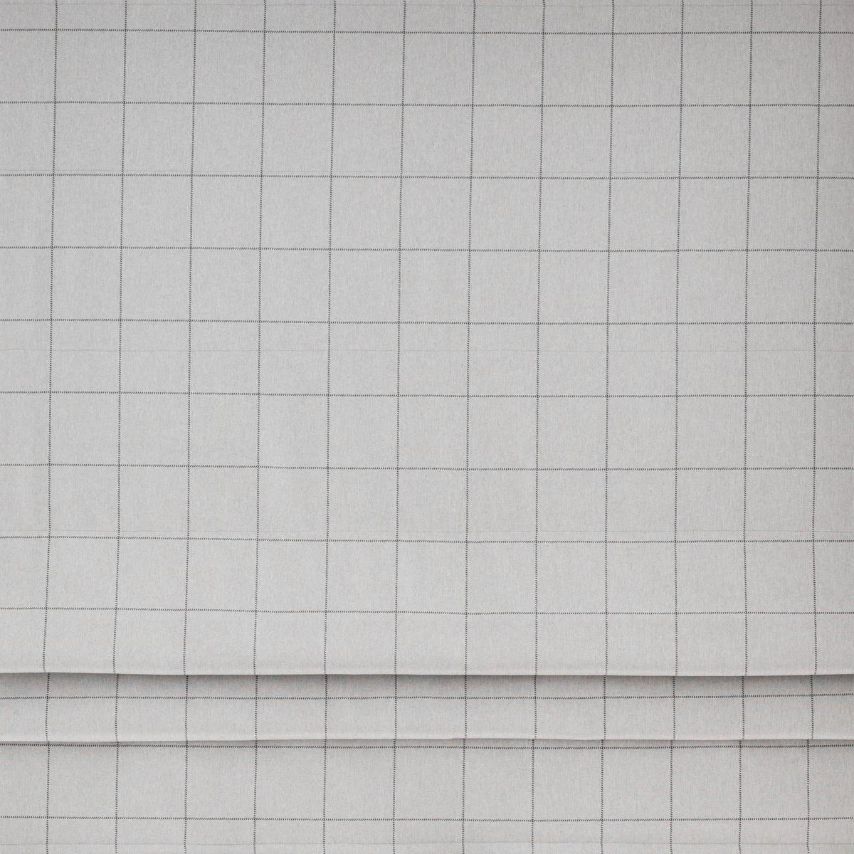 Luna Grey Check Blackout Roman Blind Grey – image 2