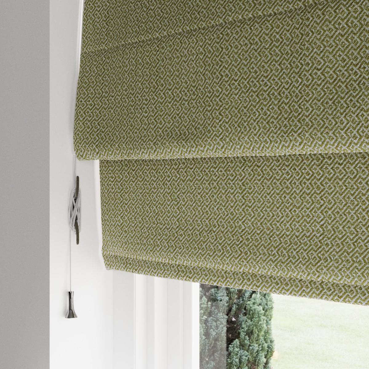 Diamond Recycled Olive Roman Blind Green – image 5