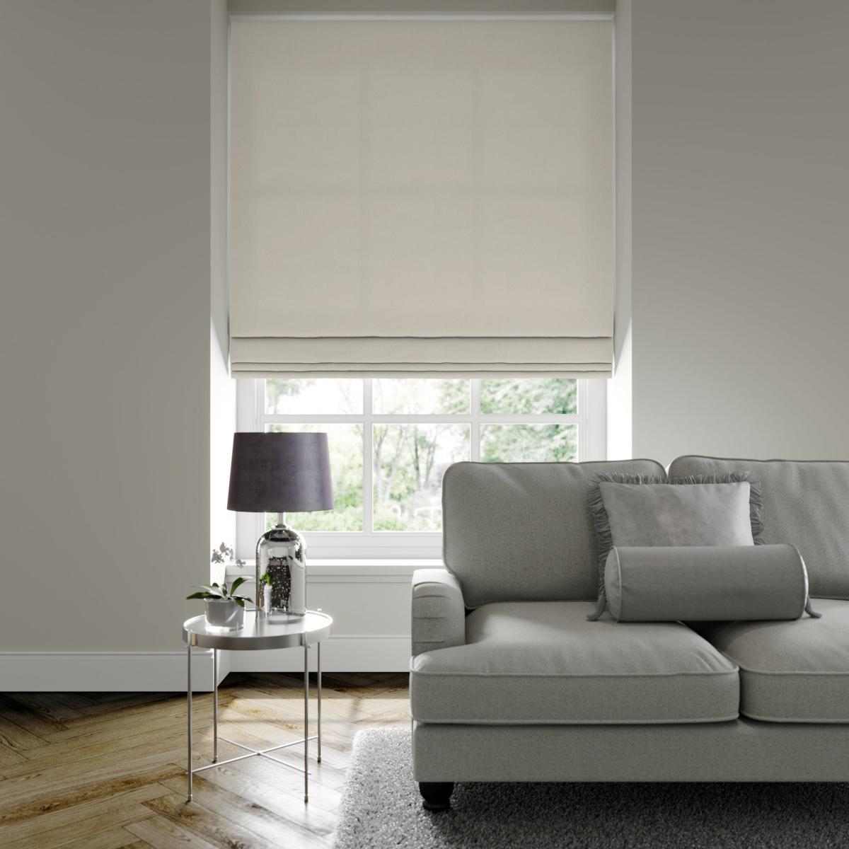 Glint Made to Measure Roman Blind Glint Dove – image 2