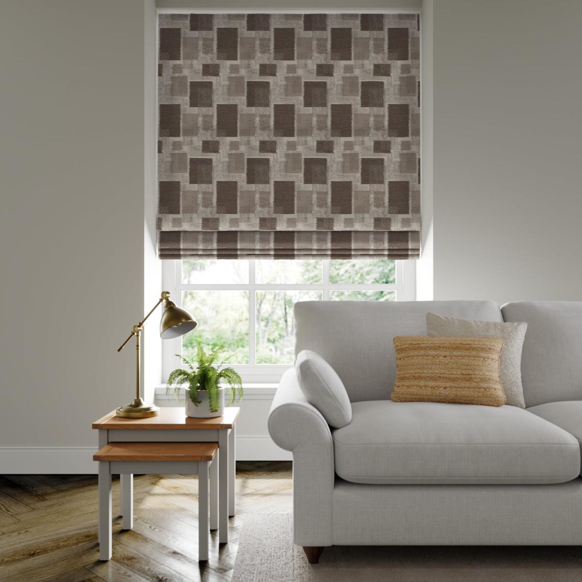 Jefferson Made to Measure Roman Blind Jefferson Mocha – image 3