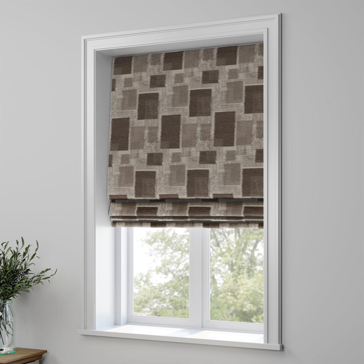 Jefferson Made to Measure Roman Blind Jefferson Mocha – image 1