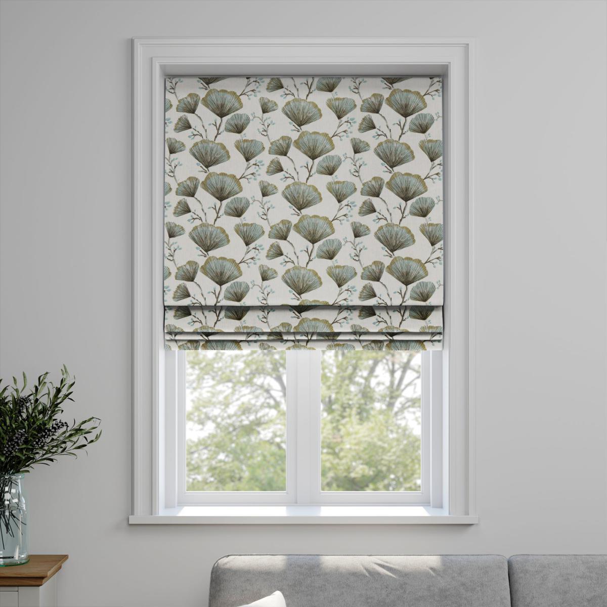 Odin Made to Measure Roman Blind Odin Printed Seafoam – image 2