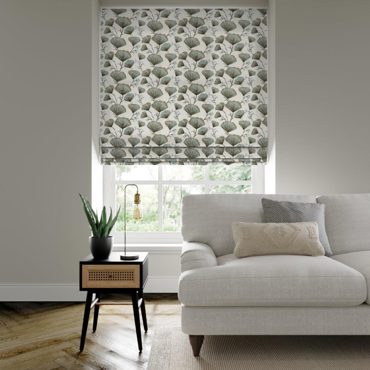 Odin Made to Measure Roman Blind Odin Printed Seafoam – image 3