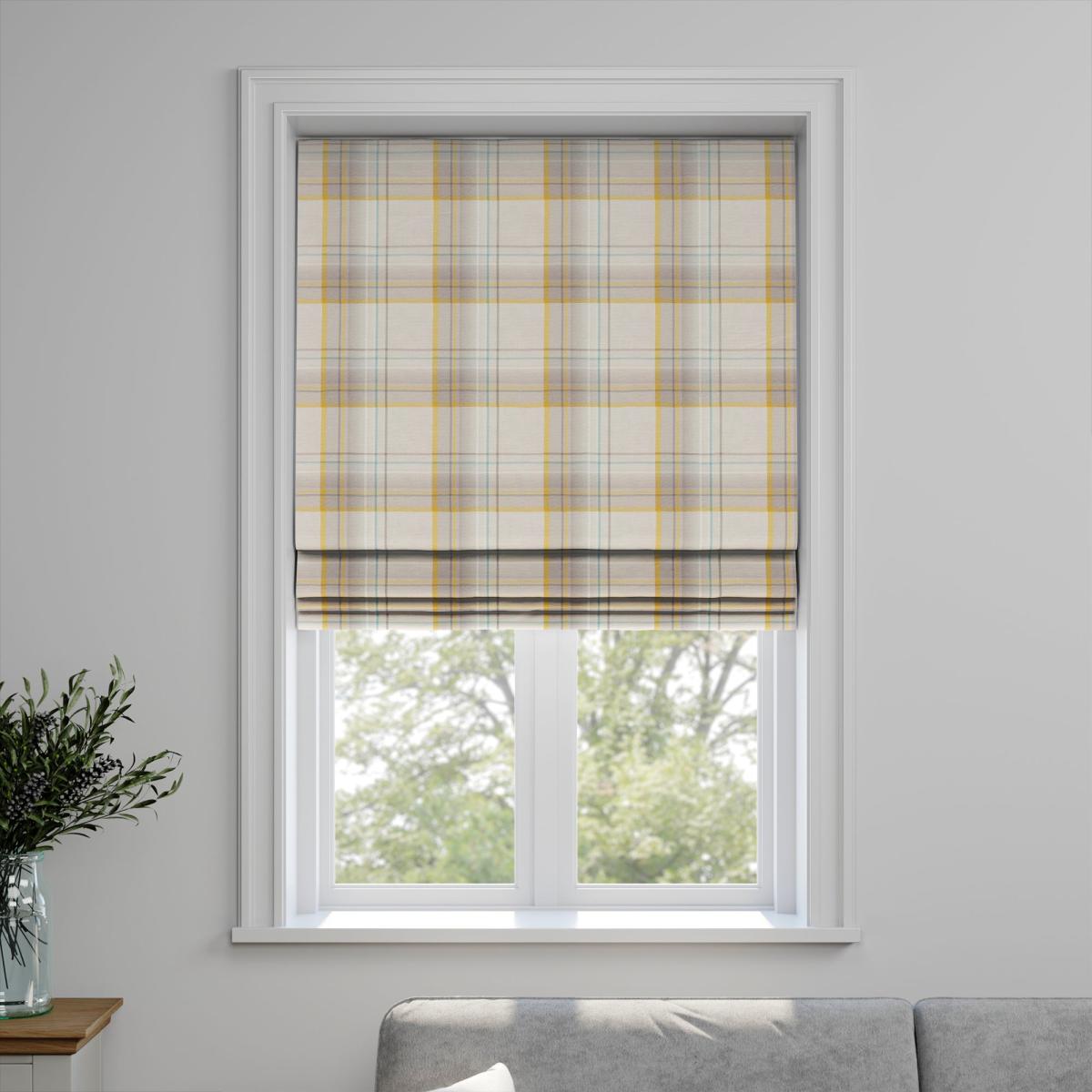 Finn Made to Measure Fire Retardant Roman Blind Finn Slate – image 3