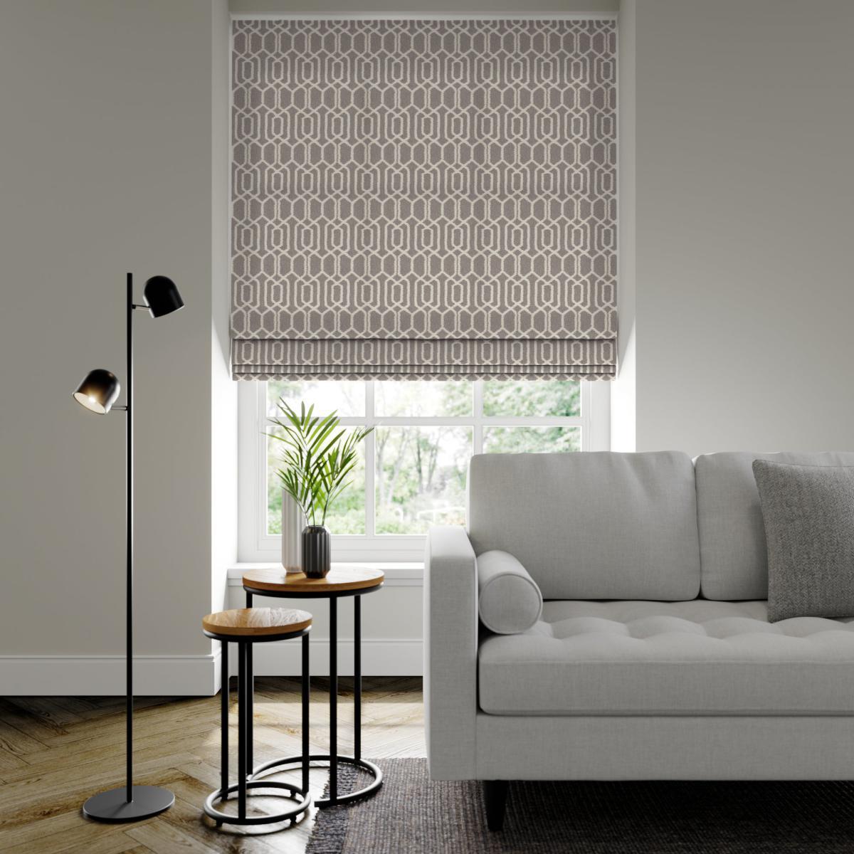 Hemlock Made to Measure Roman Blind Hemlock Graphite – image 3