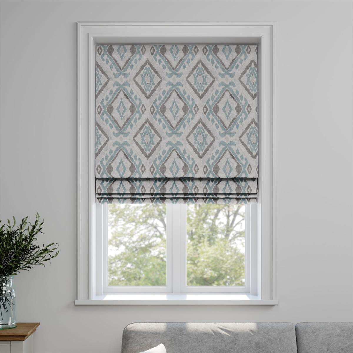 Ponza Made to Measure Roman Blind Ponza Duck Egg – image 2
