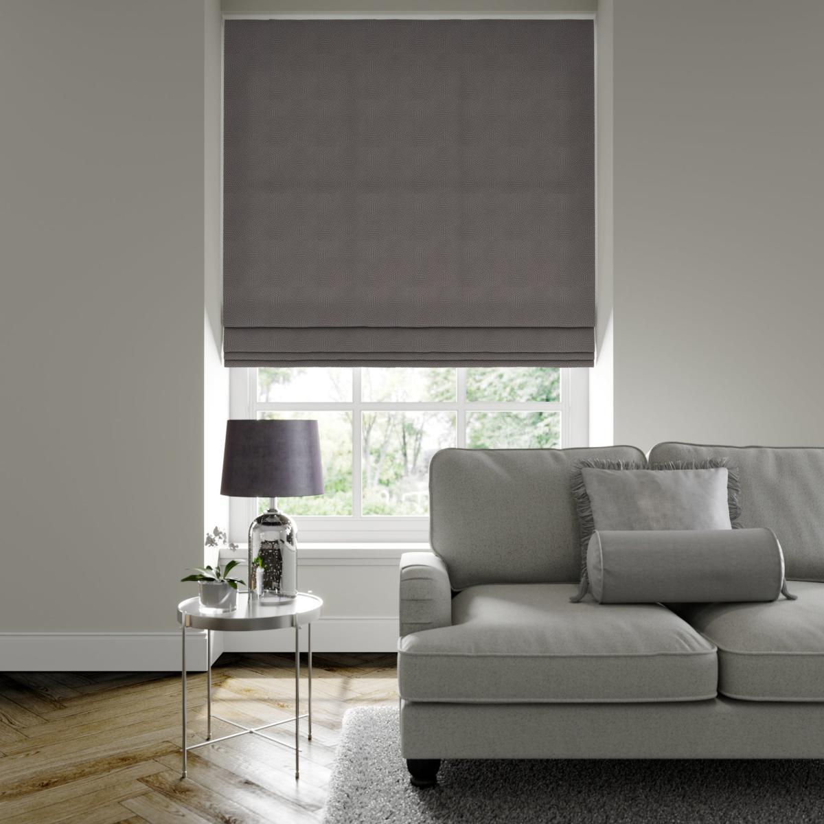 Umber Made to Measure Roman Blind Umber Slate – image 2