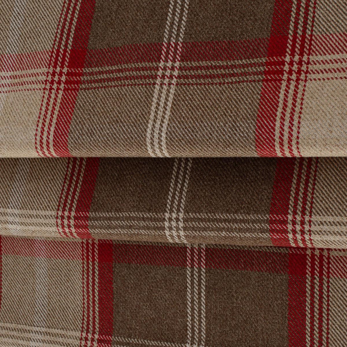 Highland Check Red Blackout Roman Blind Red / Brown – image 2