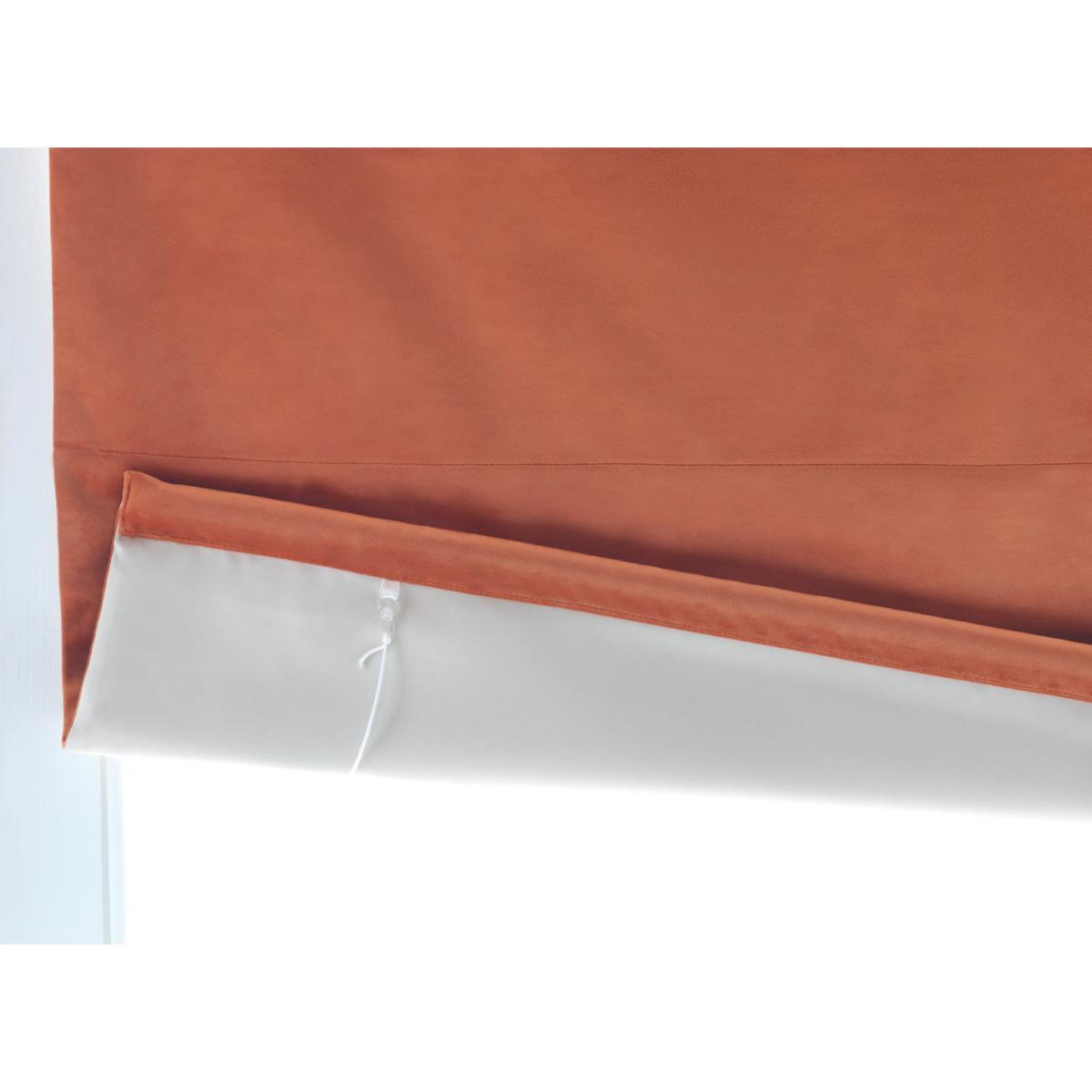 Habitat Velvet Blackout Roman Blind - 3ft - Burnt Orange – image 4