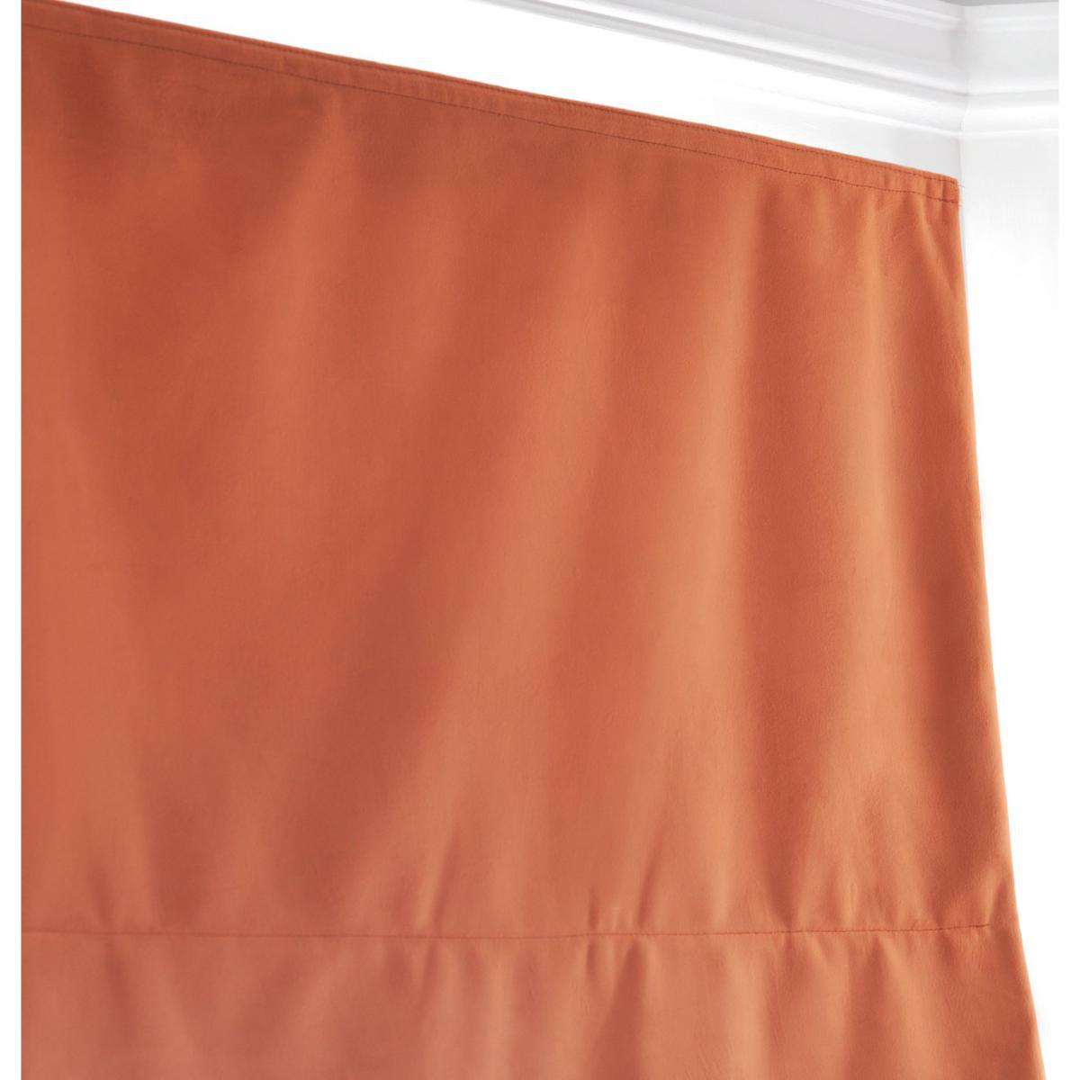 Habitat Velvet Blackout Roman Blind - 4ft - Burnt Orange – image 3