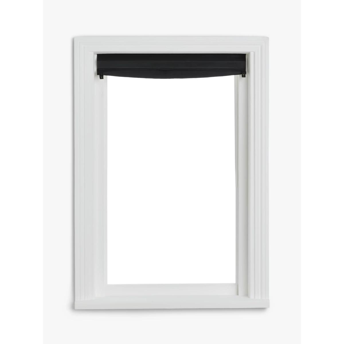 ANYDAY John Lewis & Partners Temporary Pleated Blackout Blind, Black – image 2
